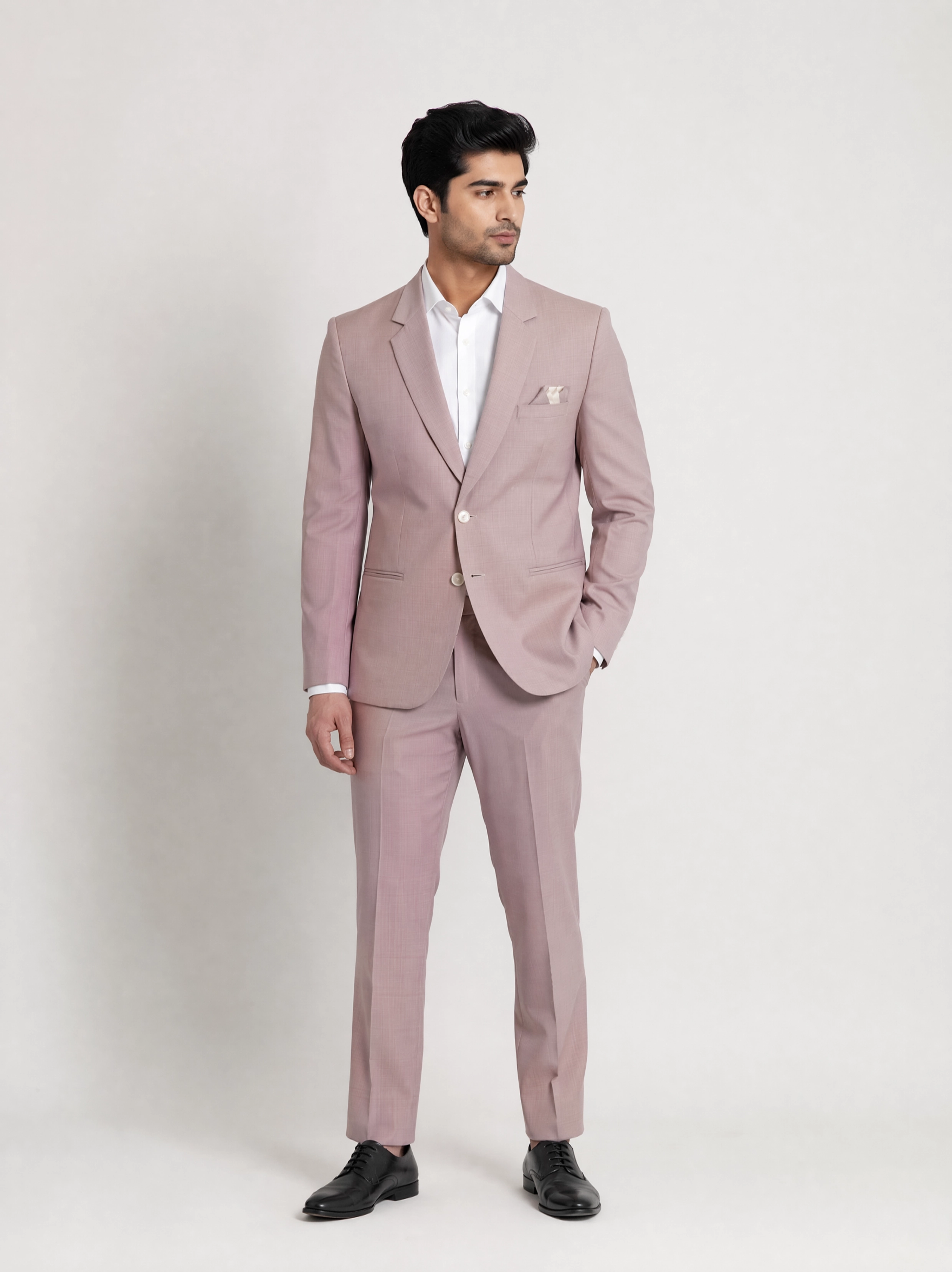 Blaze On Me – The Dusty Blush Tailored Suit