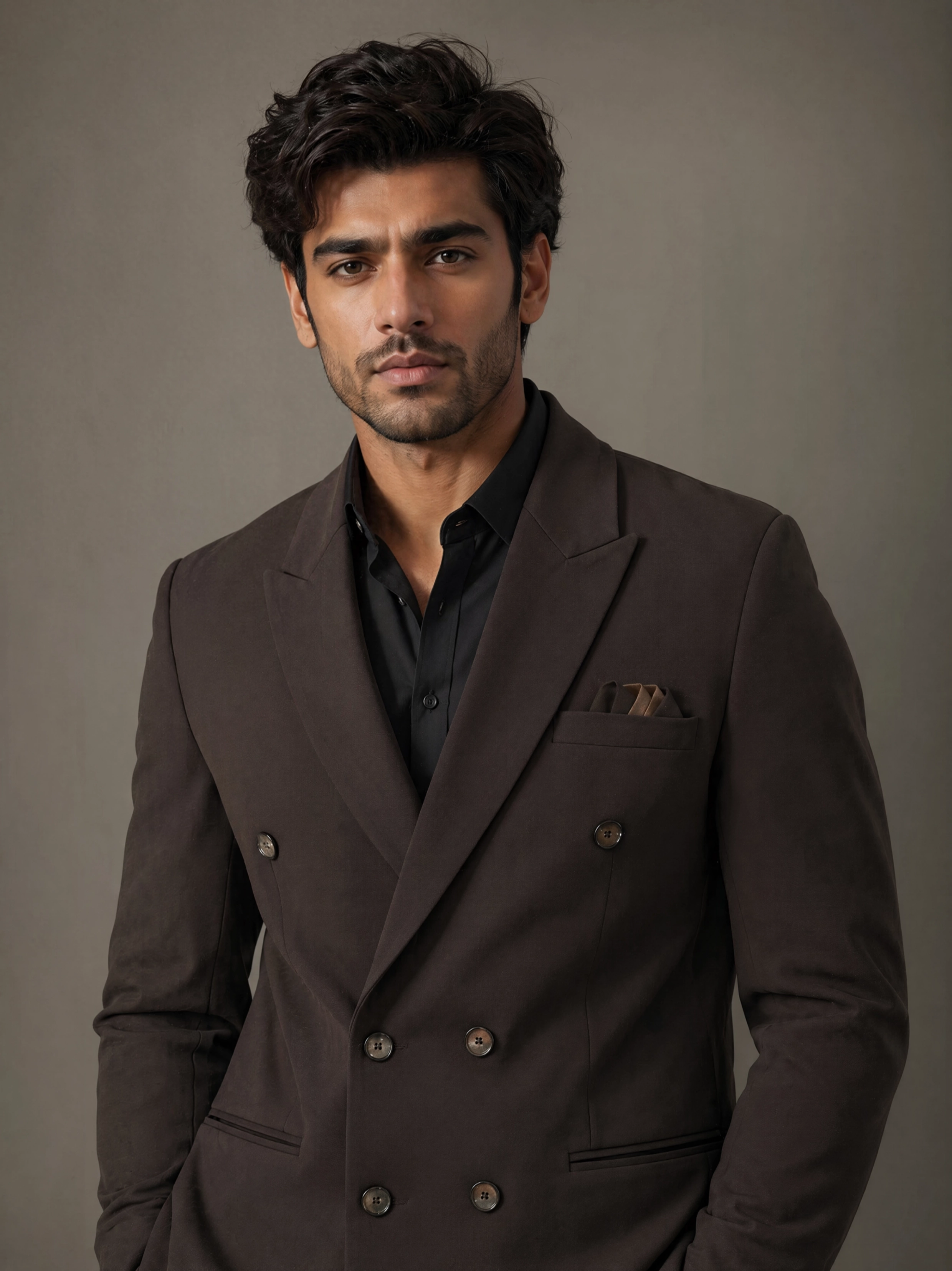 Blaze On Me – The Espresso Double-Breasted Suit