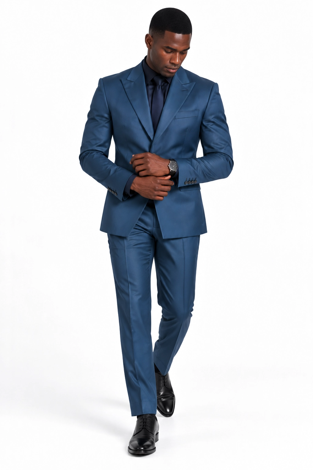 Ocean Blue Japanese Tailored Suit